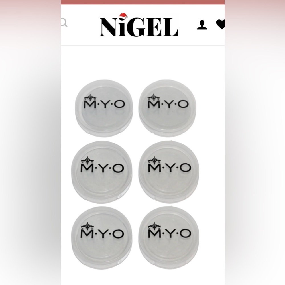 M.Y.O Clear Storage Containers- pro makeup pallet (BNWT in packaging) small size